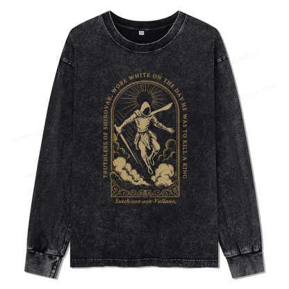 Pagewings Truthless of Shinovar Unisex Washed Long Sleeve T-shirt