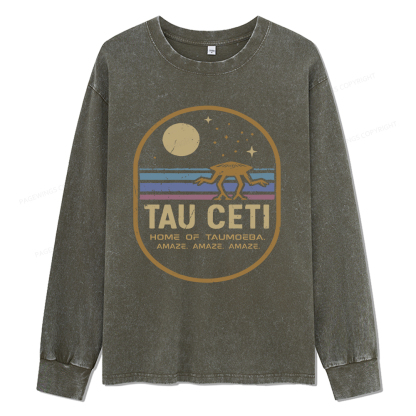 Pagewings Amaze Unisex Washed Long Sleeve T-shirt