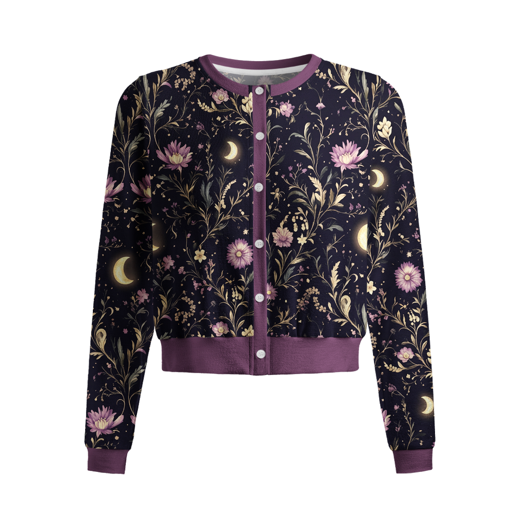 Pagewings I Find Your Lack Of Whimsy Disturbing Crew Neck Cardigan Sweaters