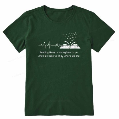 Pagewings Book Lovers Reading Reading Book Unisex Classic T-shirt