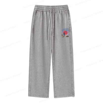 Pagewings The Rise And Fall Of Sanctuary Moon Unisex Washed Sweatpants