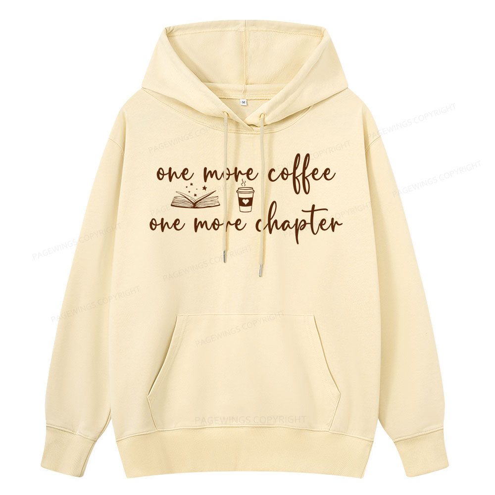 Pagewing Just One More Coffee and Books Unisex Classic Hoodie
