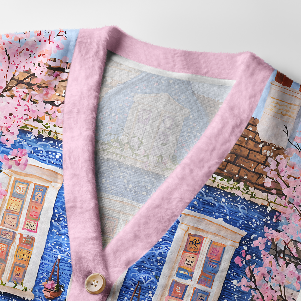 Pagewings Bookstore Light Knit Unisex Cardigan Sweaters