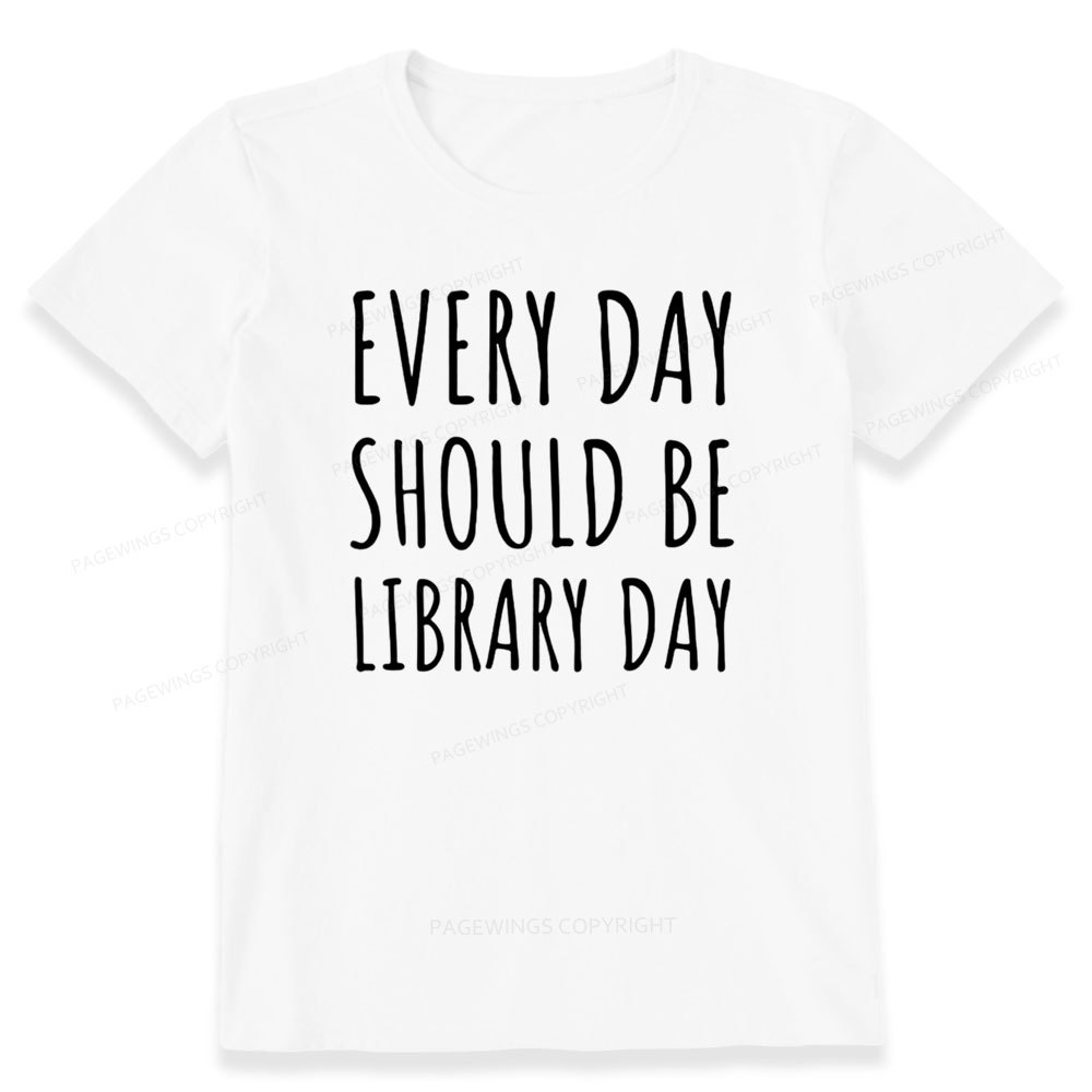 Pagewings Library Day Media Specialist Unisex Classic T-shirt