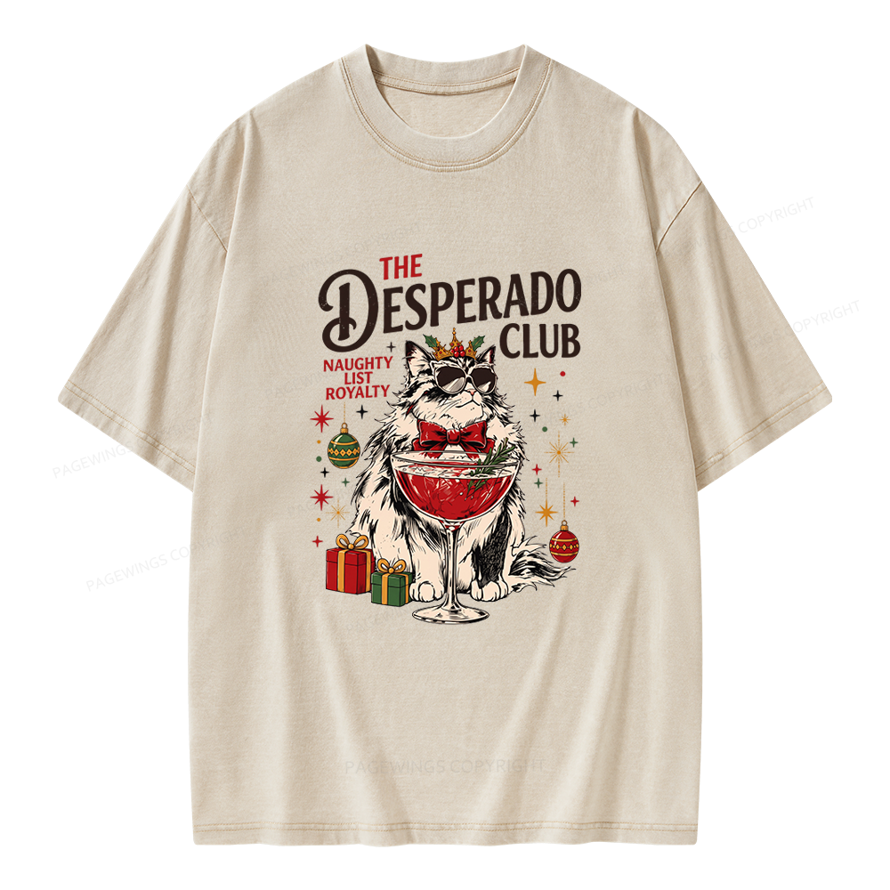 Pagewings The Desperado Club Unisex Washed T-shirt