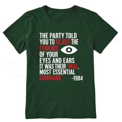 Pagewings Dystopia Quote Unisex Classic T-shirt