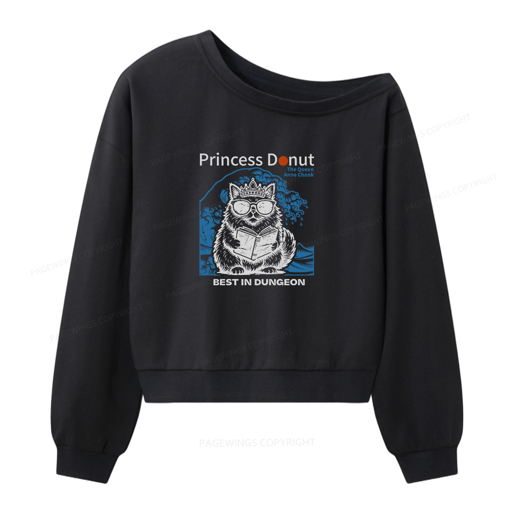 Pagewings Best In Dungeon Women Off Shoulder Sweatshirt