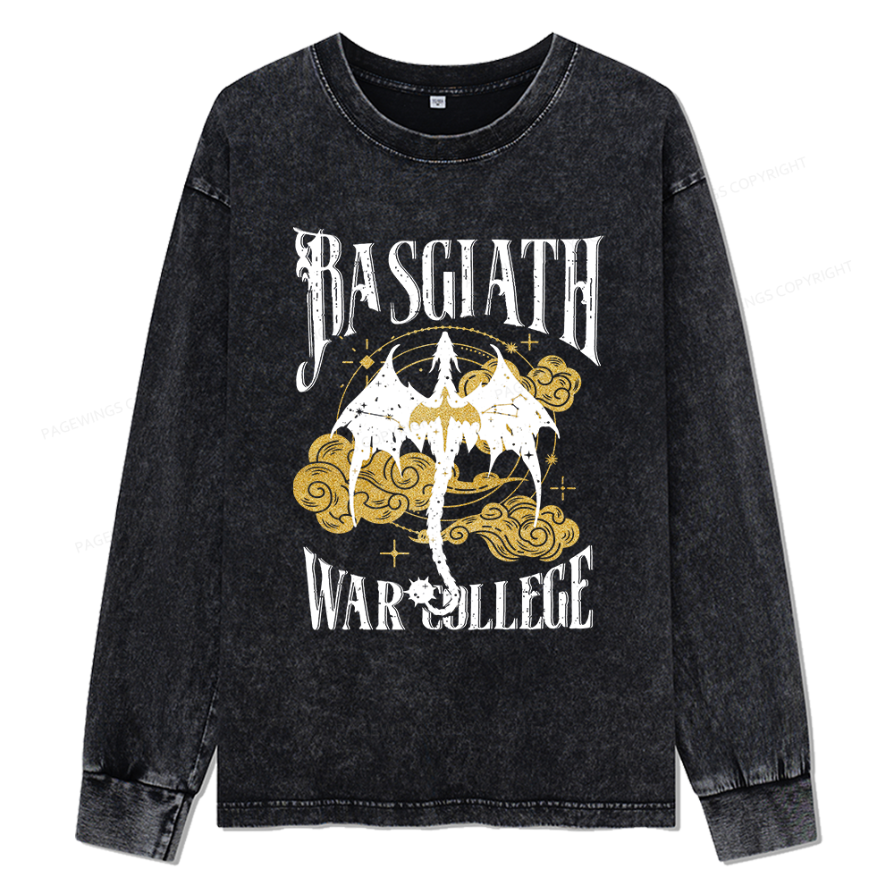 Pagewings Fantasy Unisex Washed Long Sleeve T-shirt