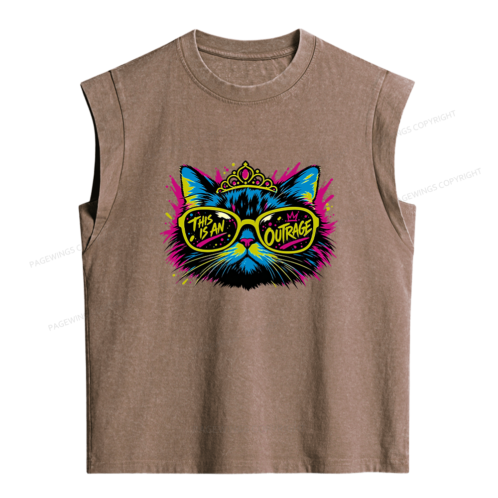 Pagewings Reader Without Their Book Women's Washed Tank Top
