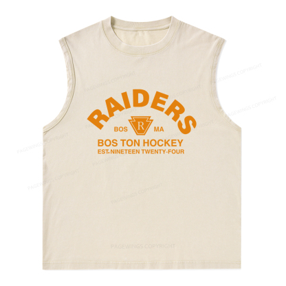 Pagewings Romance Book Unisex Washed Tank Top