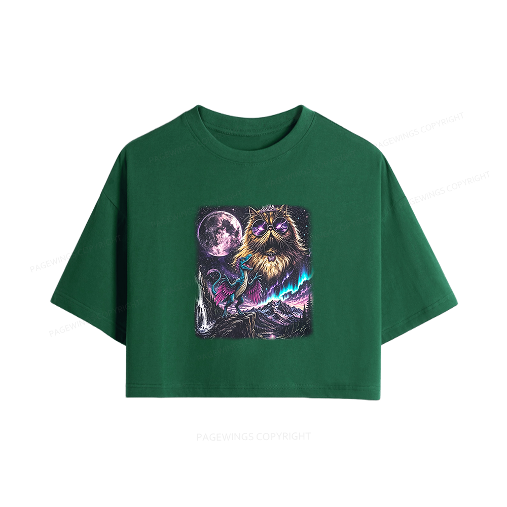 Pagewings Sci Fi Books Lover Women Crop Tops