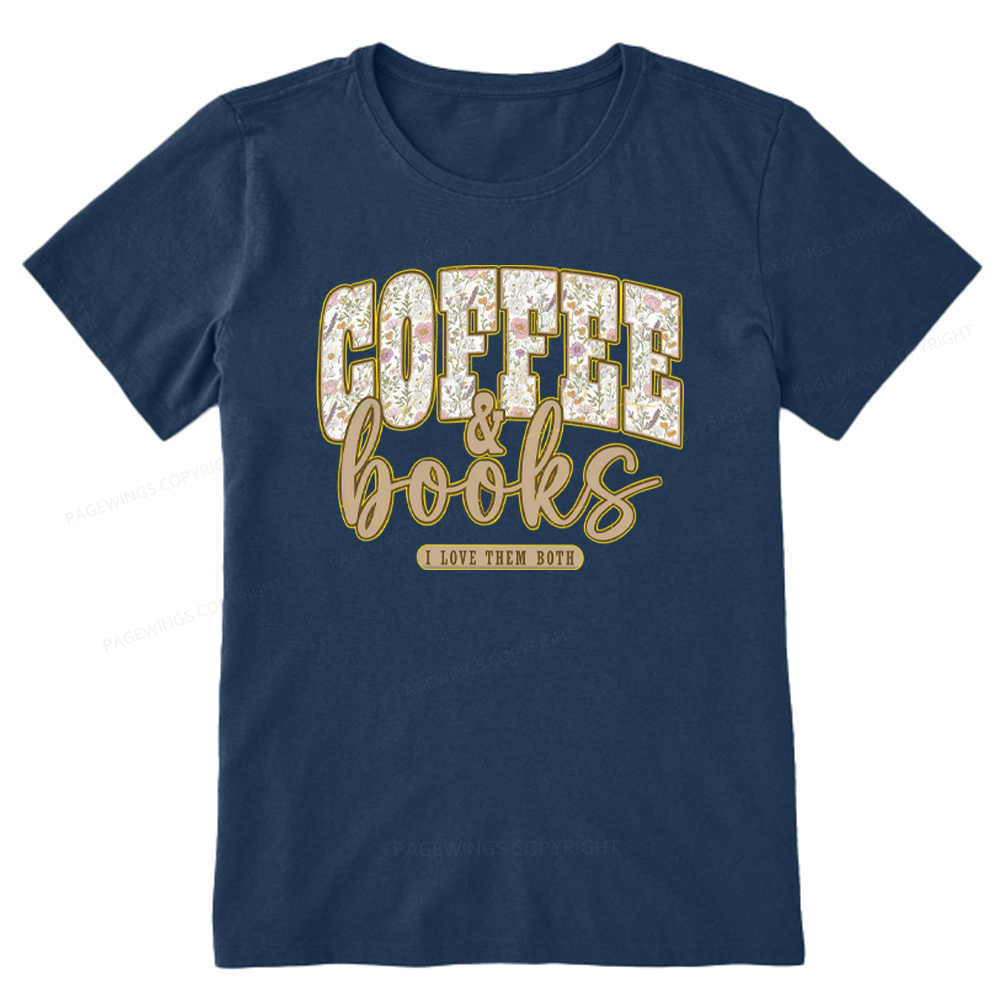 Pagewings Coffee And Books Unisex Classic T-shirt