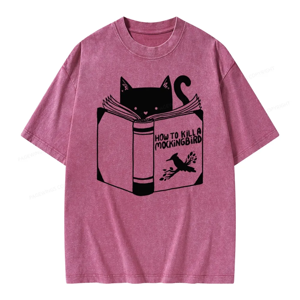 Pagewing How to Kill a Mockingbird Unisex Washed T-shirt