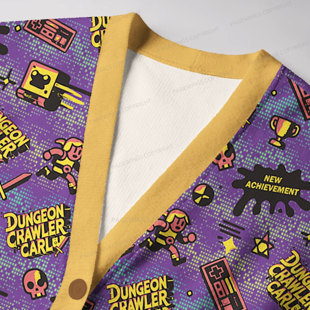 Pagewings Sci-Fi Book Lover Unisex Ugly Cardigan Sweaters