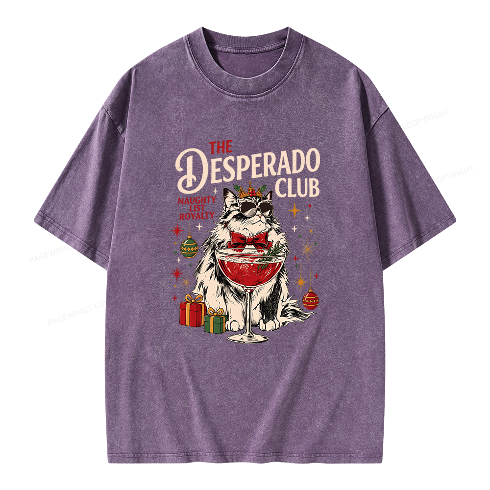 Pagewings The Desperado Club Unisex Washed T-shirt