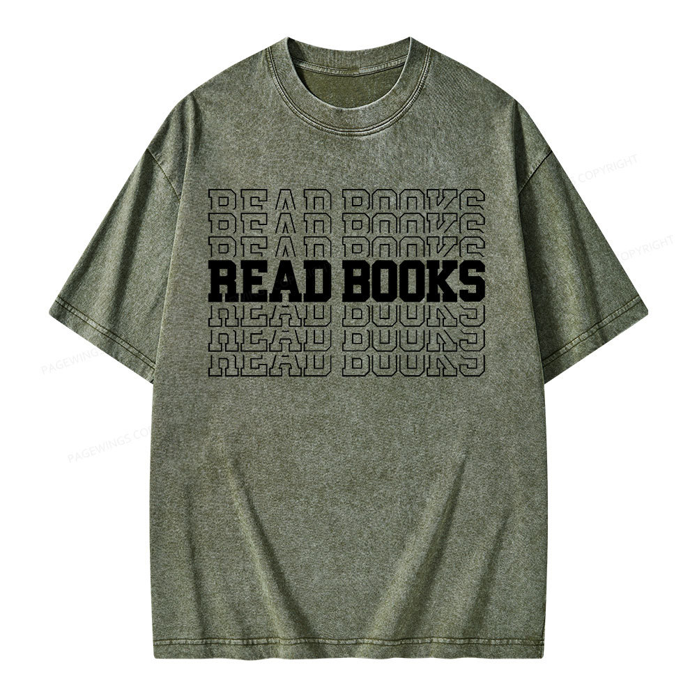 Pagewings Week and Library Unisex Washed T-shirt