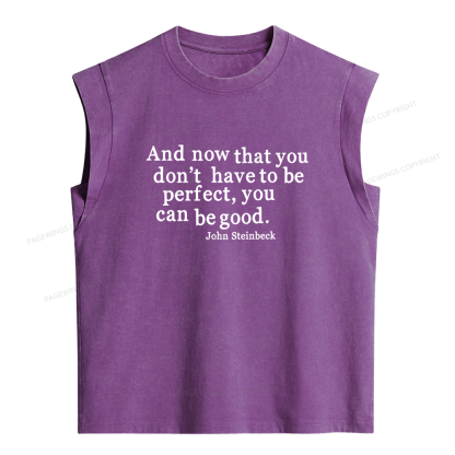 Pagewings Vintage Quote Women's Washed Tank Top