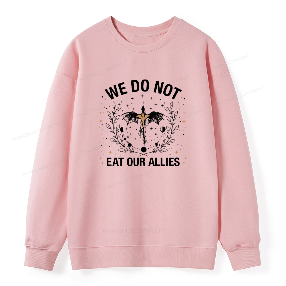 Pagewings We Do Not Eat Our Allies Unisex Classic Sweatshirt