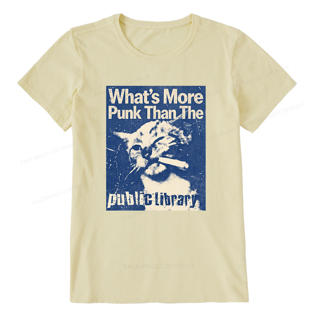 Pagewings What's More Punk Than The Public Library Unisex Classic T-shirt