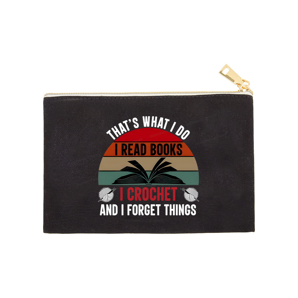 Pagewings Crochet And I Forget Things Pouch