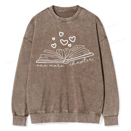Pagewing Valentine Gift For Book Lover  Unisex Washed Sweatshirt