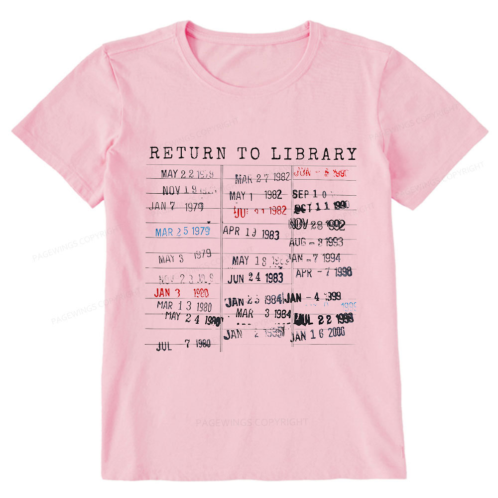 Pagewing Return To Library Unisex Classic T-shirt