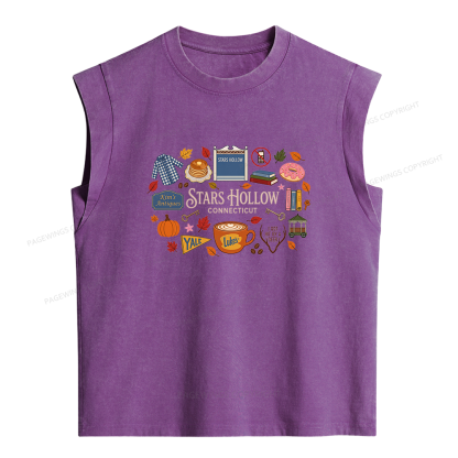 Pagewings Bookish Pumpkin Women's Washed Tank Top