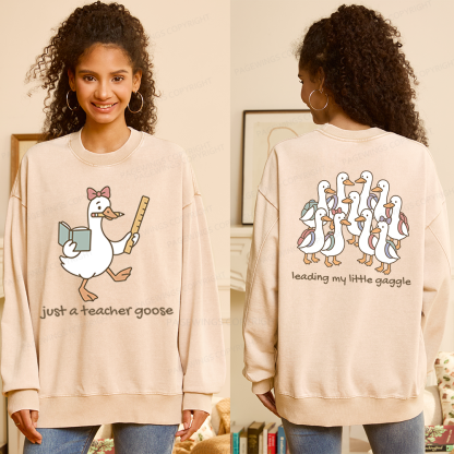 Pagewings Back to School Unisex Washed Sweatshirt