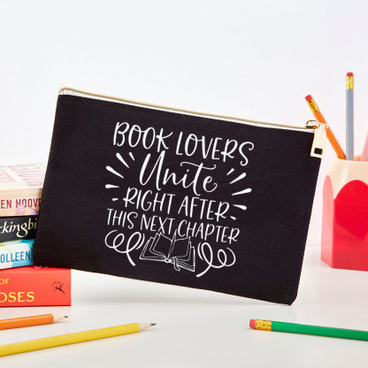 Pagewings Book Lovers Unite Pouch