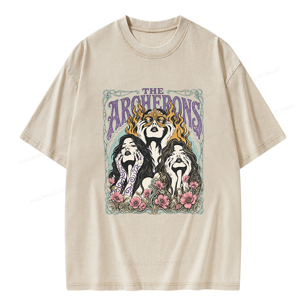 Pagewings Fantasy Book Lover Unisex Washed T-shirt