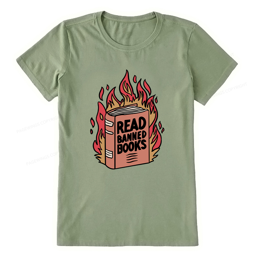 Pagewings Read Banned Books Shirt Unisex Classic T-shirt