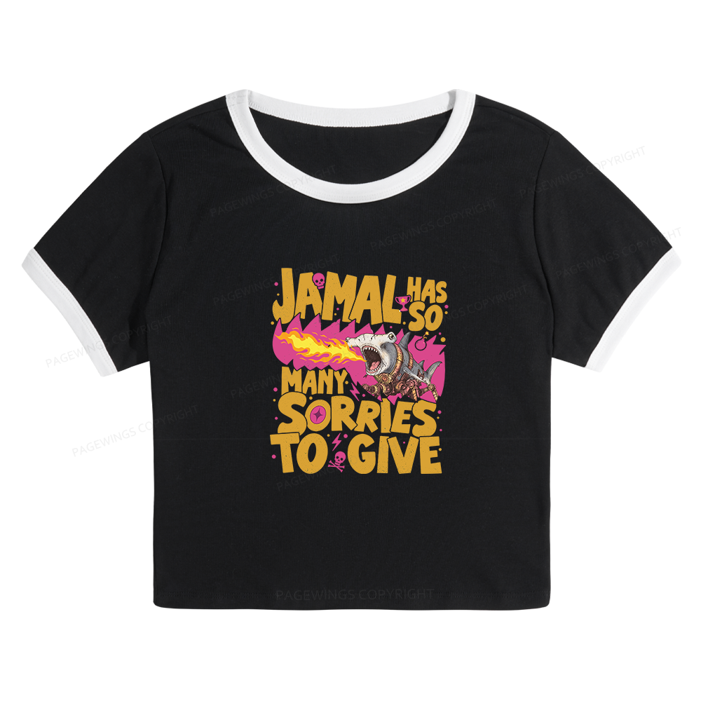 Pagewings Sci-Fi Novel Lover Baby Tee Cropped Ringer T-Shirt