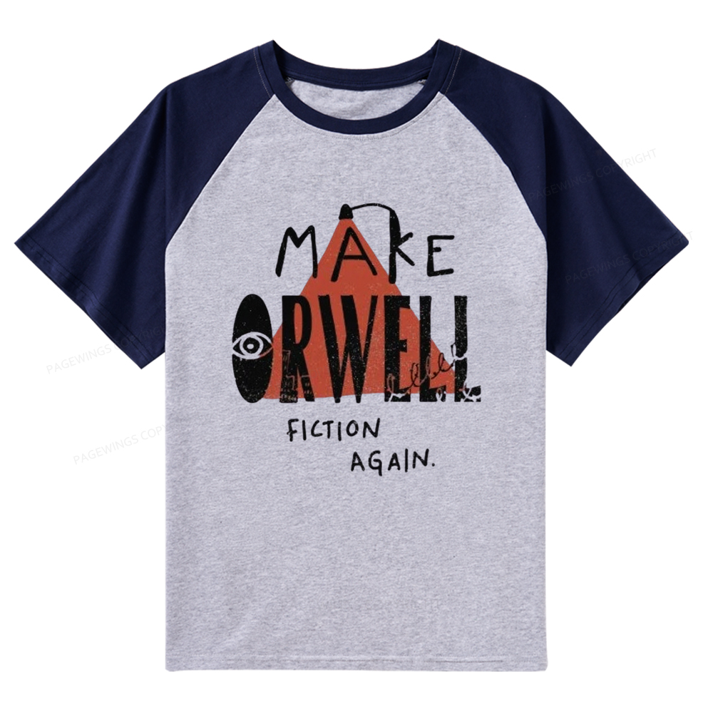 Pagewings George Orwell 1984 Raglan T-shirt