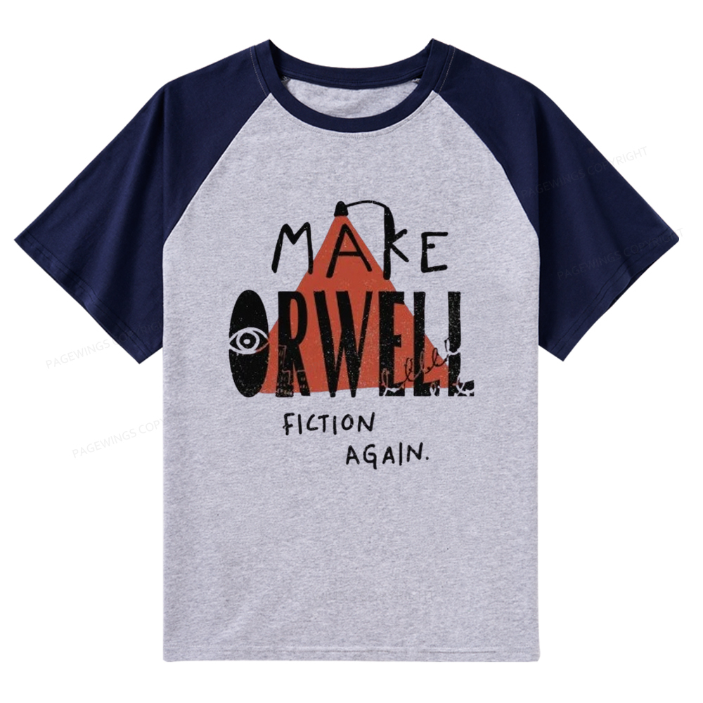 Pagewings George Orwell 1984 Raglan T-shirt