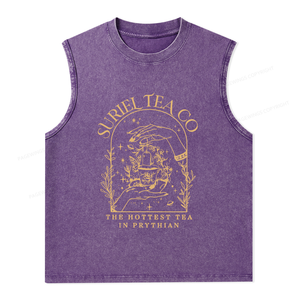 Pagewings A Court Of Thorns And Roses Unisex Washed Tank Top