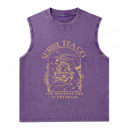 Pagewings A Court Of Thorns And Roses Unisex Washed Tank Top