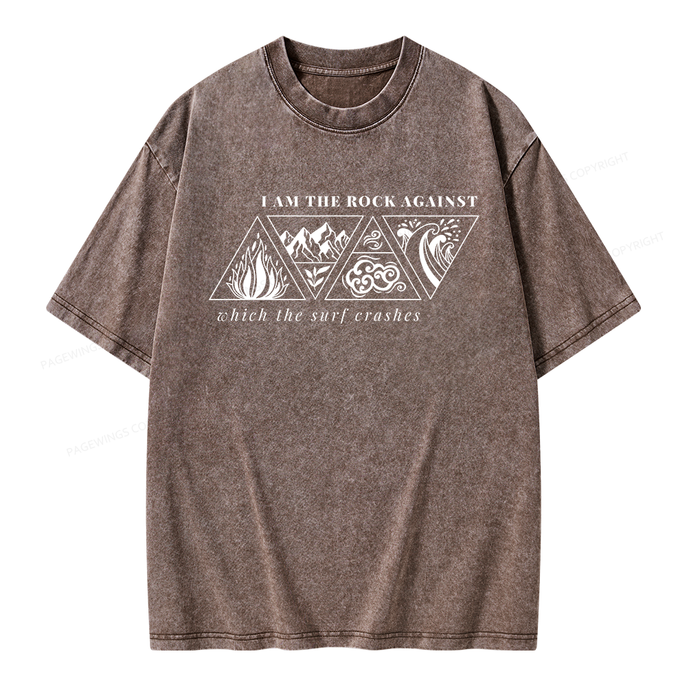 Pagewings Fantasy Bookish Unisex Washed T-shirt