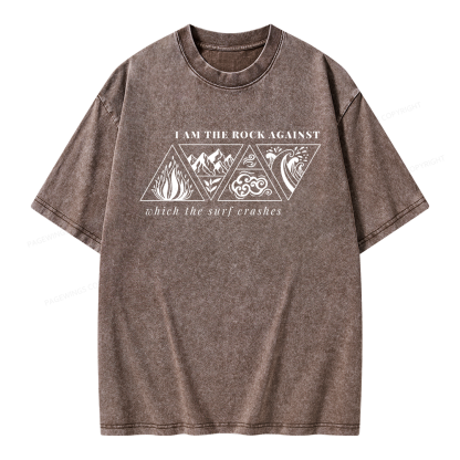 Pagewings Fantasy Bookish Unisex Washed T-shirt