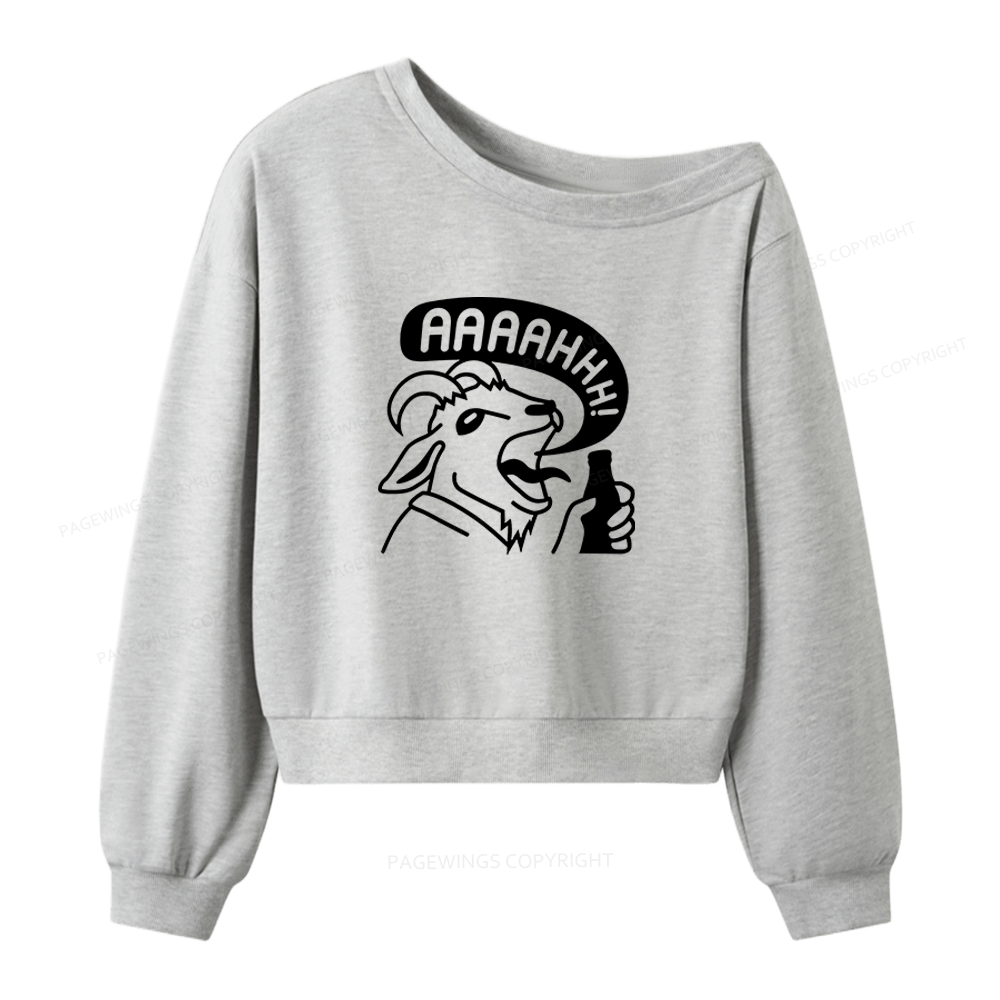Pagewings Sci Fi Book Lover Women Off Shoulder Sweatshirt
