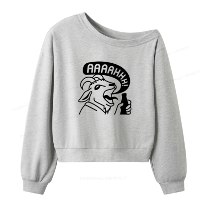 Pagewings Sci Fi Book Lover Women Off Shoulder Sweatshirt