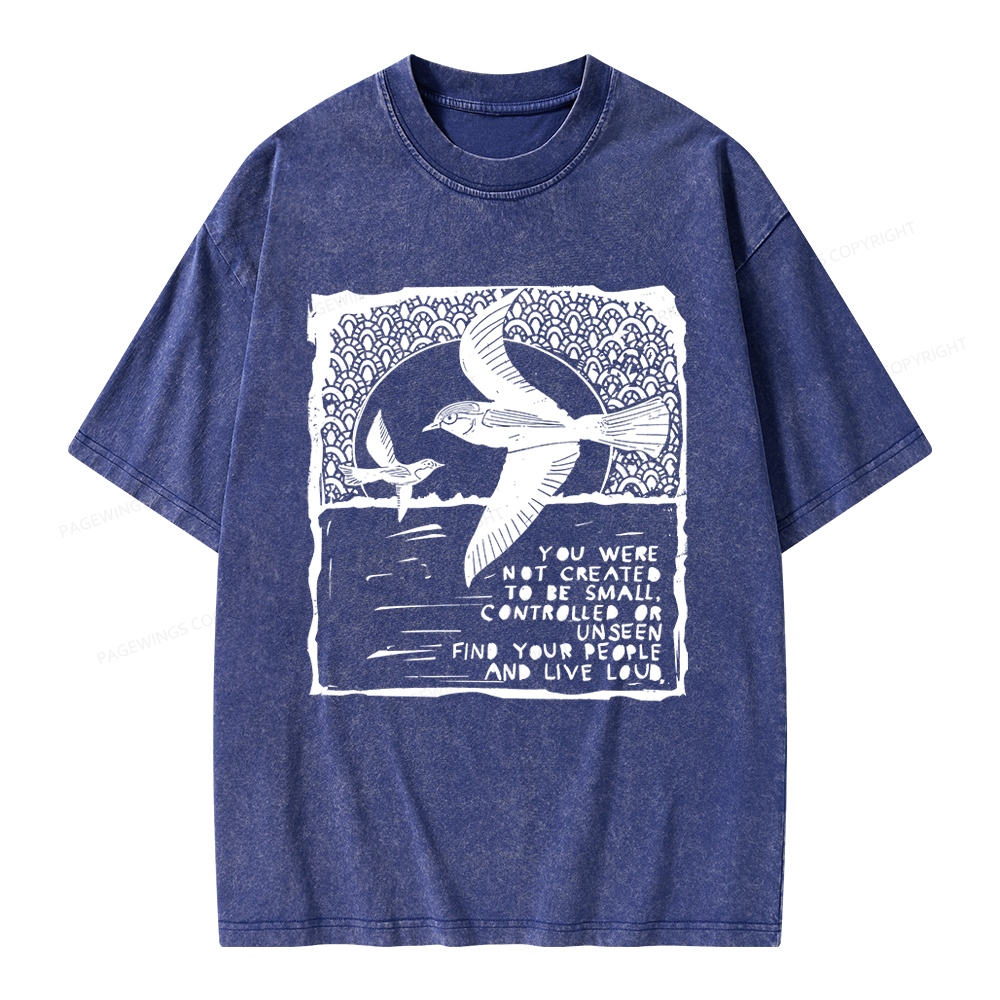 Pagewings I Support Are Public Libraries Unisex Washed T-shirt