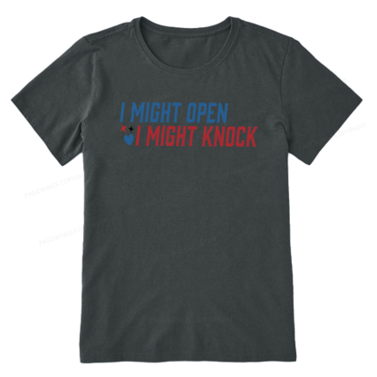 Pagewings I Might Knock Unisex Classic T-shirt