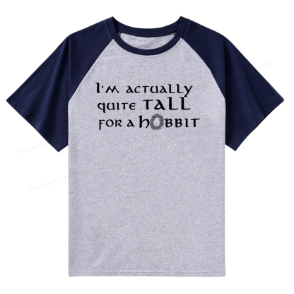 Pagewings I'm Actually Quite Tall Raglan T-shirt