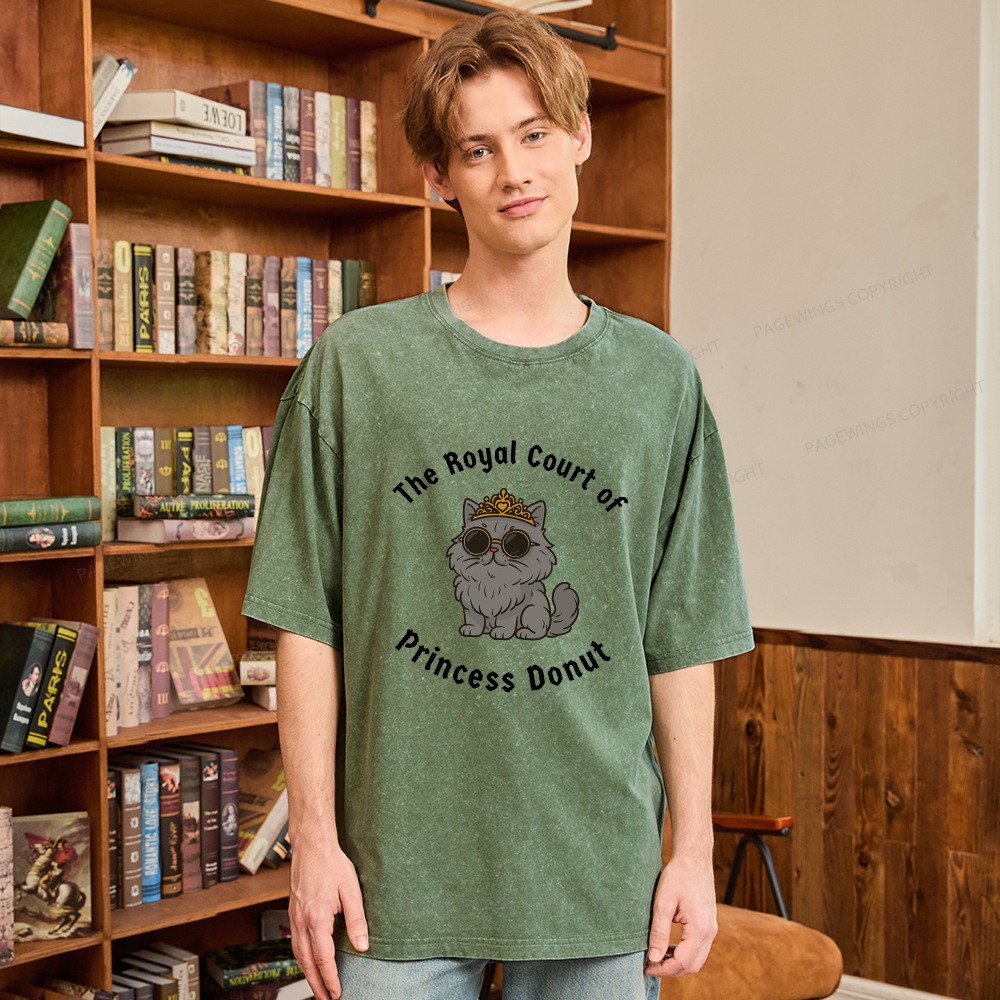 Pagewings The Royal Court Unisex Washed T-shirt