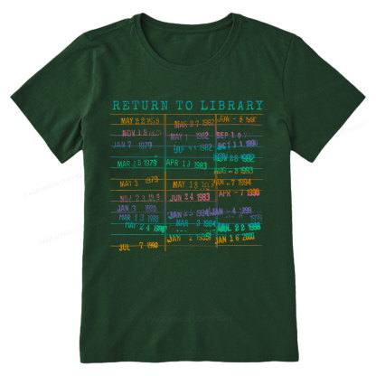 Pagewing Vintage Library Rainbow Unisex Classic T-shirt