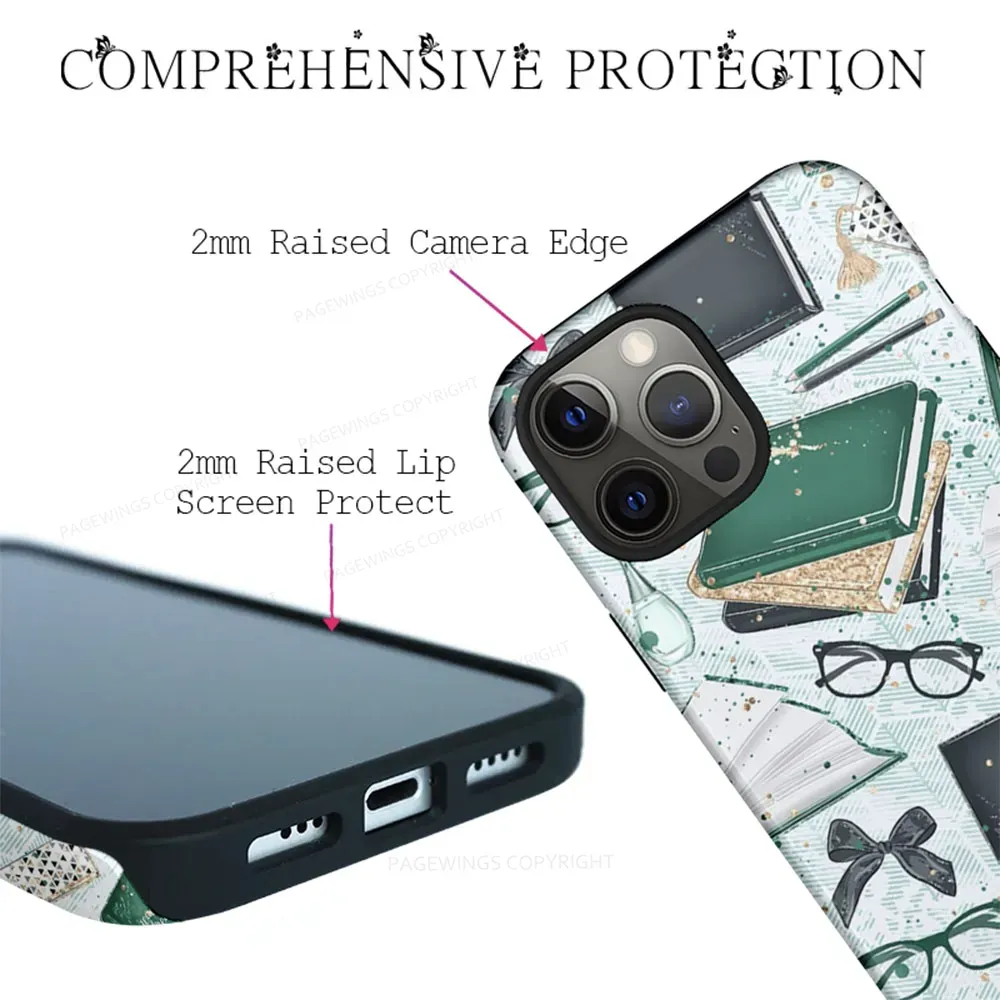 Pagewings Read Books Be Kind Phone Case