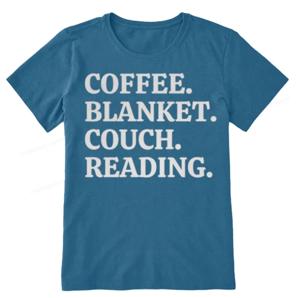 Pagewings Coffee Blanket Couch Reading Unisex Classic T-shirt