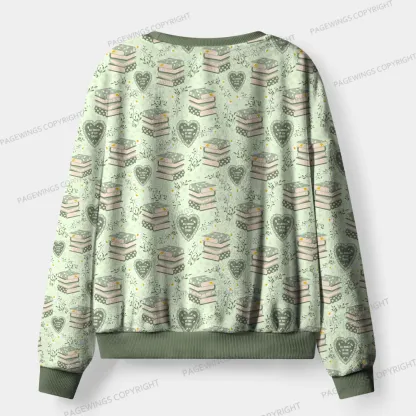 Pagewings All Booked Up For Spring Unisex Flannel Pajama Set