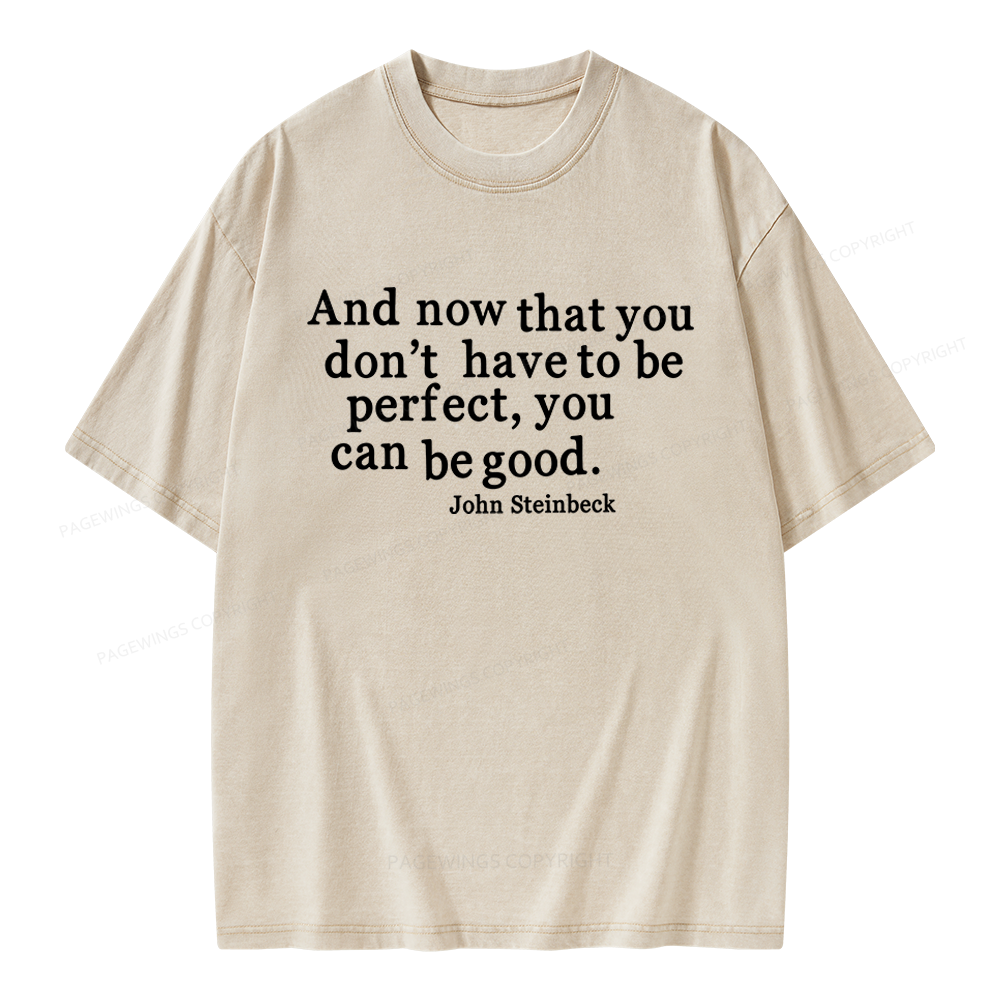 Pagewings Vintage Quote Unisex Washed T-shirt