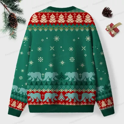 Pagewings North Pole Book Club Unisex Ugly Knit Sweatshirt